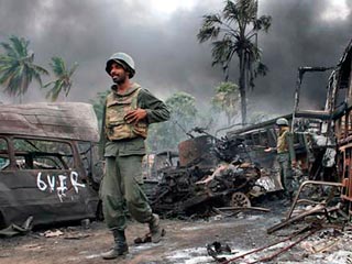 Власти Шри-Ланки расценили как домыслы утверждения западных СМИ о больших потерях среди гражданского населения при проведении вооруженными силами операции по разгрому формирований сепаратистской группировки "Тигры освобождения "Тамил илама"