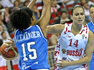 Российские баскетболистки одержали пятую победу на чемпионате Европы