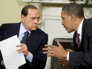 Президент США Барак Обама обсудил перспективы сокращения ядерных арсеналов США и России с премьер-министром Италии Сильвио Берлускони