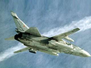 В Мурманской области в среду разбился фронтовой бомбардировщик Су-24 ВВС РФ