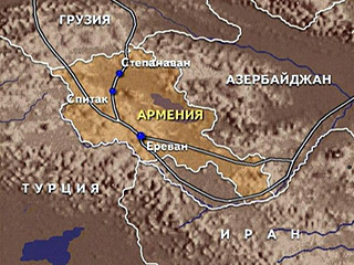 В Армении произошло землетрясение в 5 баллов