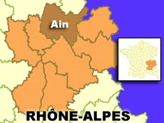 Крушение вертолета произошло в департаменте Эн близ горы Кордон рядом с селением Бернье-Кордон