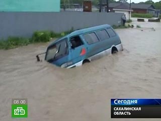 В двух муниципальных районах юга Сахалина объявлен режим чрезвычайной ситуации из-за сильных дождей