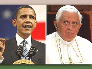 Президент США Барак Обама нанесет 10 июля визит в Ватикан, где его примет Бенедикт XVI
