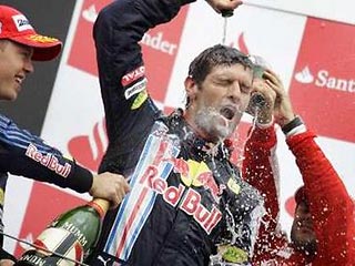 Марк Уэббер познал вкус победы на этапе "Формулы-1"
