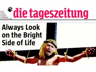 Бывший главный тренер мюнхенской "Баварии" и сборной Германии по футболу Юрген Клинсманн проиграл иск к берлинской газете Taz, разместившей в пасхальном номере фотомонтаж с его изображением