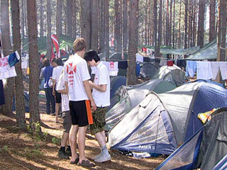Летний лагерь движения "НАШИ" на Селигере
