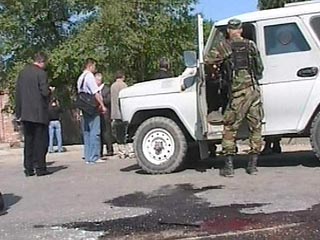 В Ингушетии обстреляли милицейский автомобиль, ранены два милиционера