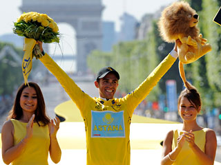 Контадор стал победителем "Тур де Франс"