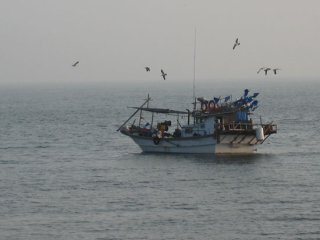Южнокорейское рыболовное судно сегодня утром было задержано Северной Кореей и отбуксировано в ее воды
