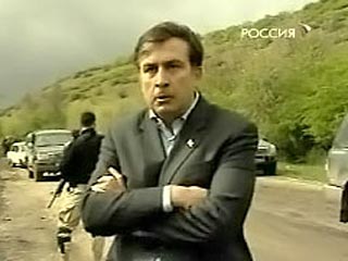 Саакашвили выступил в Гори, где был открыт мемориал в память погибших