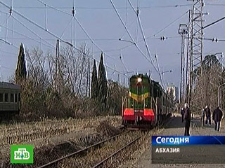 В столице Абхазии на железнодорожном полотне  сегодня ночью прогремел взрыв