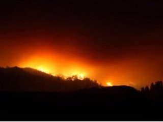 Около 2,5 тыс человек получили приказы об обязательной эвакуации в округе Санта-Круз в Калифорнии из-за быстро надвигающегося лесного пожара