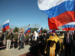 Патриарх Кирилл, продолжающий пастырскую поездку по русскому Северу, побывал в Архангельске