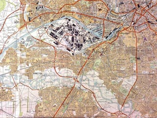 Британские СМИ сообщили, что советская карта с планом вторжения в Манчестер в 1974 году будет представлена на выставке, открывающейся в четверг в Великобритании