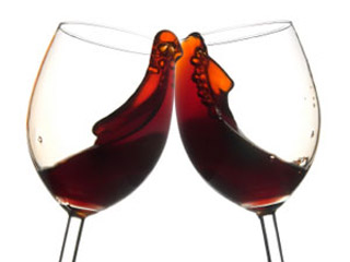 Фото Два бокала с вином