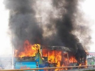 На севере Норвегии сгорел российский автобус. Происшествие обошлось без жертв