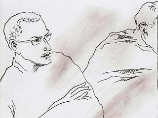 В Центральном доме художника открылась выставка "Рисуем суд" , на которой представлены работы участников конкурса, сделанные на процессе по делу Михаила Ходорковского и Платона Лебедева
