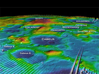 Сканированые кратеры Луны