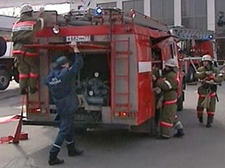 В строящейся высотке "Москва-Сити" произошел пожар 