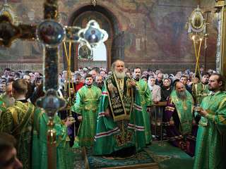 В день памяти преподобного Сергия Радонежского Патриарх возглавил торжества в Троице-Сергиевой лавре