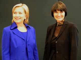 Госсекретарь США Хиллари Клинтон и министр иностранных дел Швейцарии Мишлин Калми-Рей