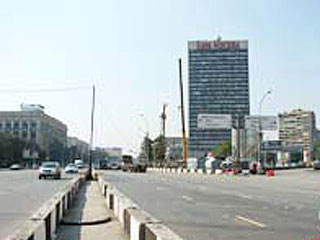 На Волоколамском шоссе столицы провалился грунт на площади 30 квадратных метров
