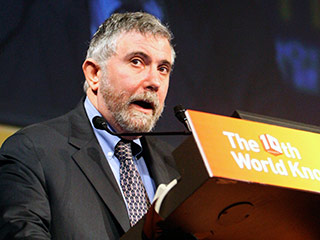 Американский нобелевский лауреат по экономике Пол Кругман после опубликования на прошлой неделе позитивных новостей о росте ВВП США, считает, что "плана Обамы" по восстановлении экономики явно недостаточно