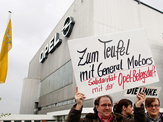 Американский автоконцерн General Motors в ходе санации Opel намеревается сократить объем производства в Европе на 20-25%