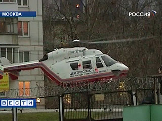 В Москву из Тверской области вертолетом доставлена еще одна пострадавшая при теракте