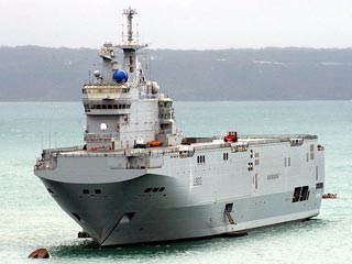 Министры обороны стран Балтии выразили свою озабоченность в связи с планами России по приобретению корабля-вертолетоносца Mistral