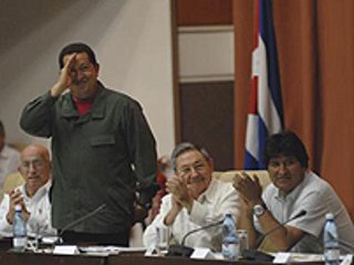 Президент Венесуэлы Уго Чавес подверг резкой критике политику США на закрытии саммита Боливарианского альянса народов нашей Америки (АЛБА) в Гаване