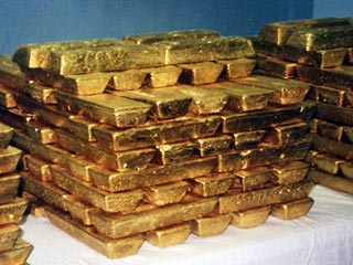 Гохран продал Банку России 30 тонн золота, получив около 1 миллиарда долларов, сообщает агентство "Финмаркет" со ссылкой на представителя Минфина