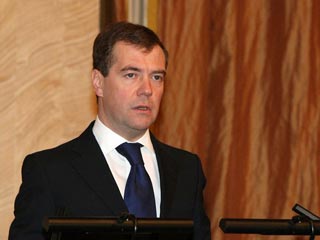 Президент РФ Дмитрий Медведев провел в четверг расширенное заседание коллегии Федеральной службы безопасности России