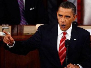 Американцы проявили к первому посланию президента Барака Обамы к Конгрессу США "О положении страны" меньший интерес, чем к аналогичному обращению Джорджа Буша перед началом военного вторжения в Ирак в 2003 году