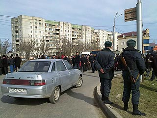 Жители столицы Дагестана вышли на очередную акцию протеста: в их домах уже больше недели нет света и воды