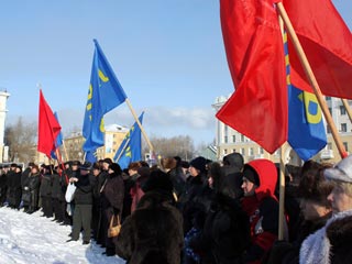 Акция протеста в Северодвинске, 21 февраля 2010 года
