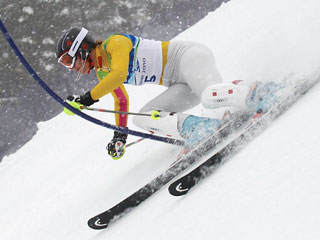 Немка Мария Риш - двукратная олимпийская чемпионка по горнолыжному спорту