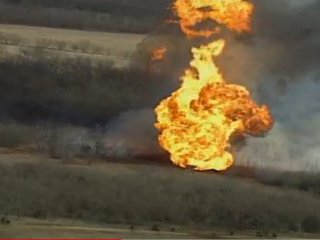 В американском штате Оклахома, вблизи города Чандлер, произошел взрыв на газопроводе