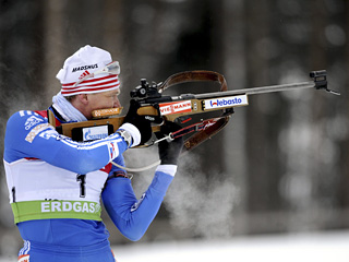 Российский биатлонист Иван Черезов,  первым стартовав в гонке преследования на этапе Кубка мира в финском Контиолахти, финишировал лишь на пятом месте