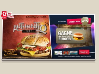 Акция под названием "Антихаляль" прошла после того, как неделю назад сеть французских ресторанов быстрого питания "Quick" решила убрать свинину из меню