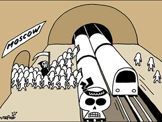Корейская газета опубликовала оскорбительные карикатуры на теракты в московском метро