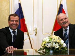 Президенты России и Словакии уединились для переговоров с глазу на глаз
