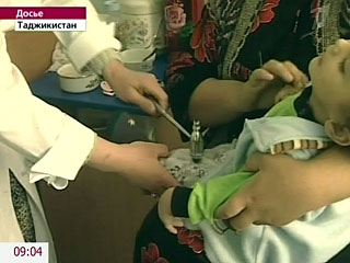 В Таджикистане среди детей продолжается эпидемия полиомиелита &#8211; заболевания, грозящего инвалидностью и в тяжелых случаях смертью