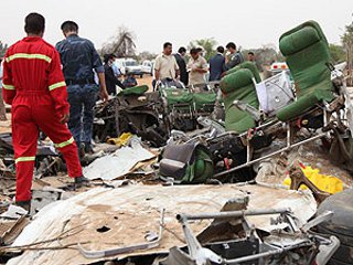 Катастрофа ливийского самолета в Триполи произошла, возможно, из-за того, что летчиков ослепило солнце