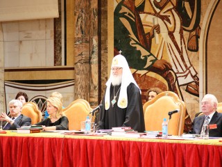 Патриарх Кирилл возглавил церемонию открытия XIV Всемирного русского народного собора
