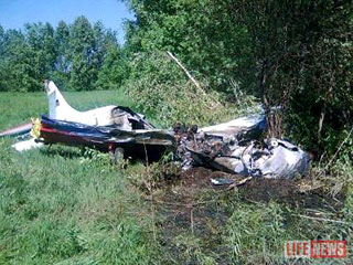 В Тюменской области потерпел катастрофу спортивный самолет Як-52, принадлежавший местному клубу РОСТО-ДОСААФ