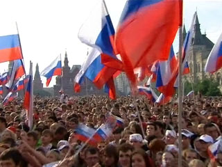 В праздновании Дня России приняли участие 300 тысяч москвичей
