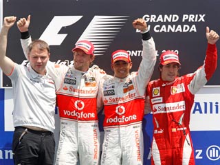 Гонщики McLaren сделали дубль на Гран-при Канады