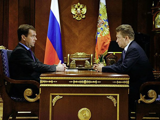Встреча с председателем правления компании &#171;Газпром&#187; Алексеем Миллером